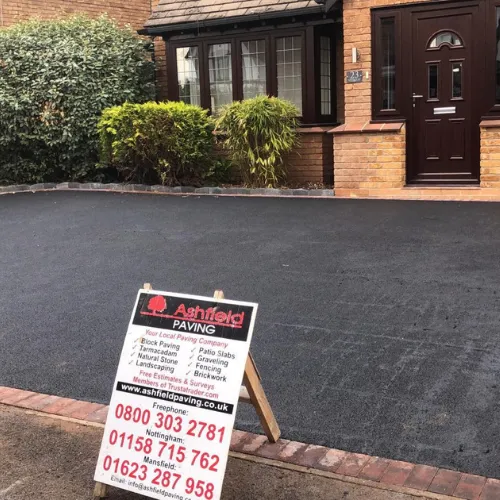 Driveway project by Ashfield Paving