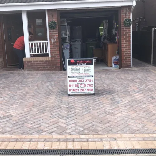 Driveway project by Ashfield Paving